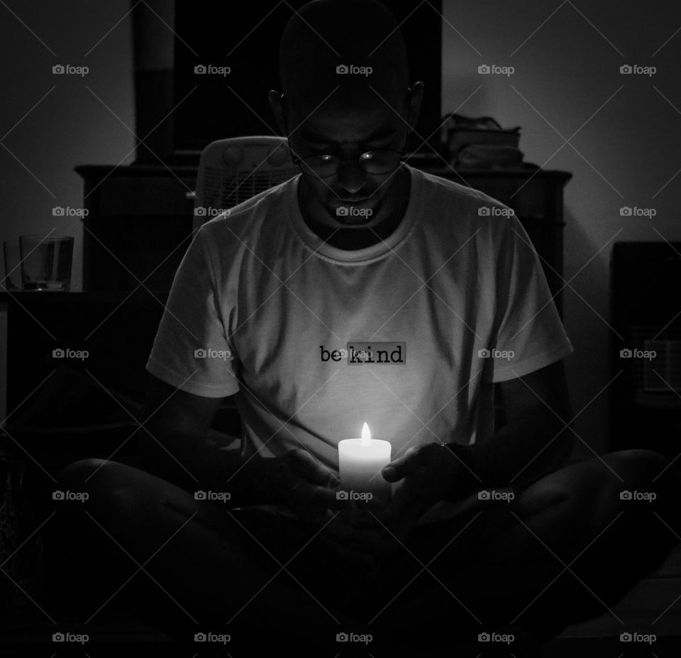 Calm Reflections: Finding Stillness by the Candlelight