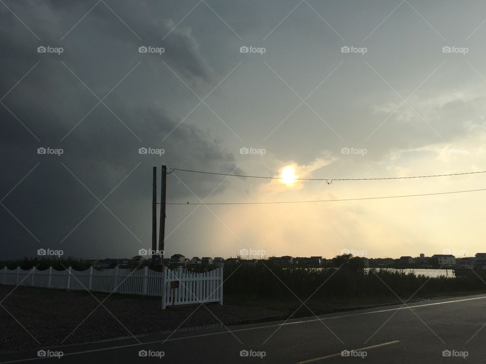 Storm clouds