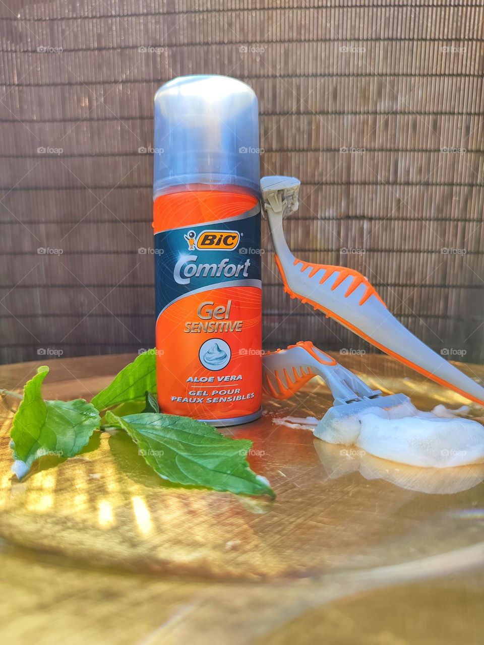 Shaving cream and razors