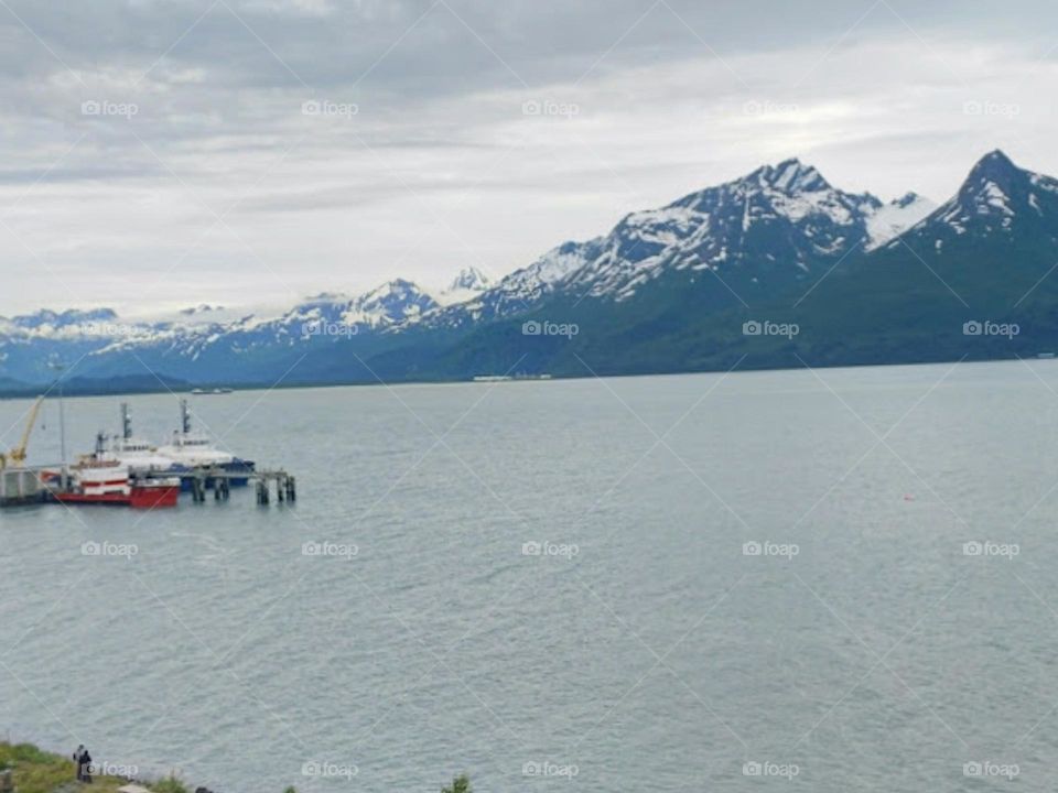 The view of a Mountain