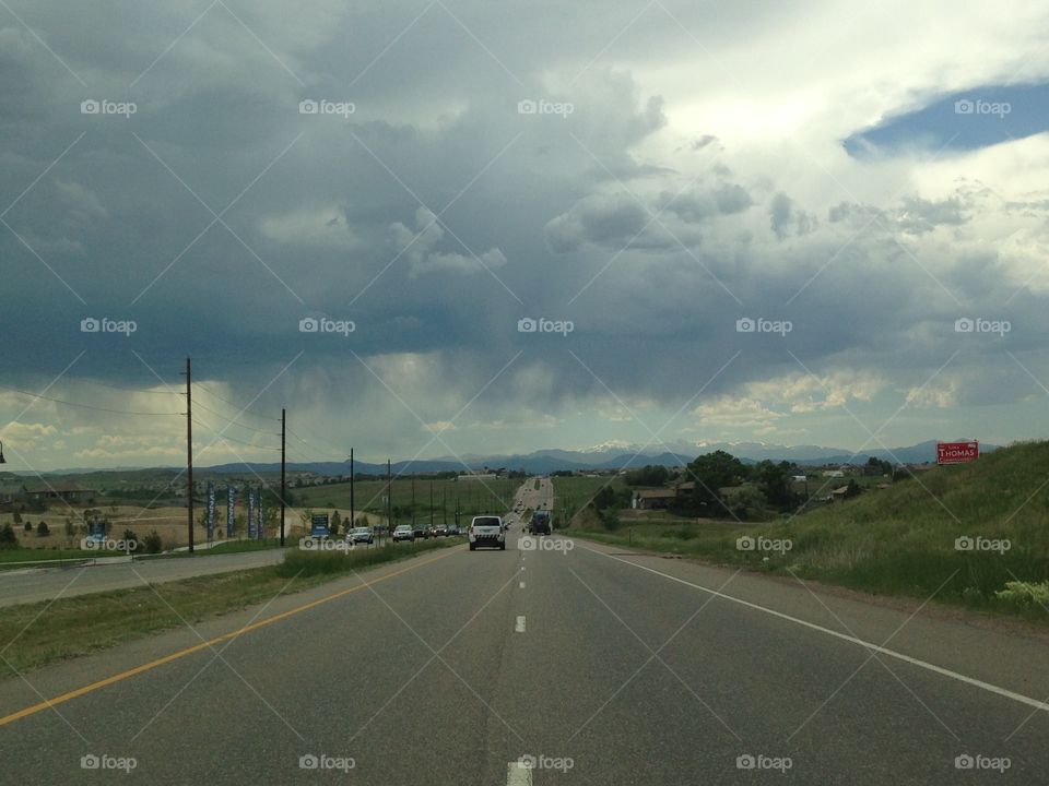 Raining in the Rockies