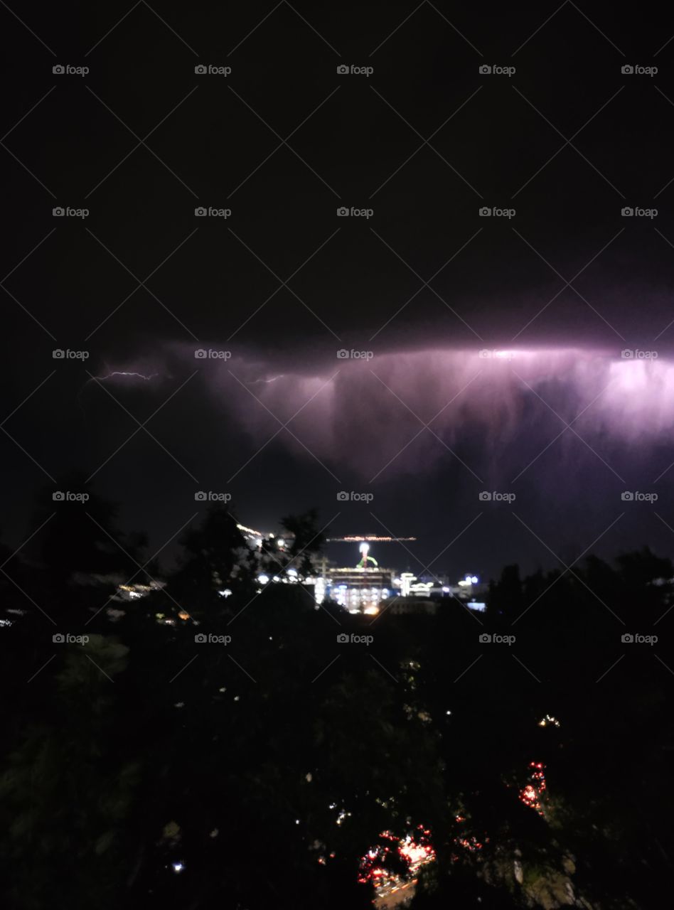 lightning, thunderstorm, tornado, flash, light, sky, rain