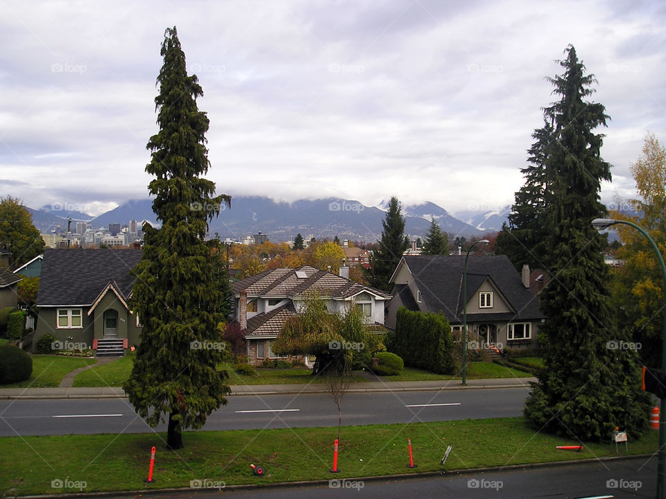 A room with a view of the majestic Grouse Mountain.