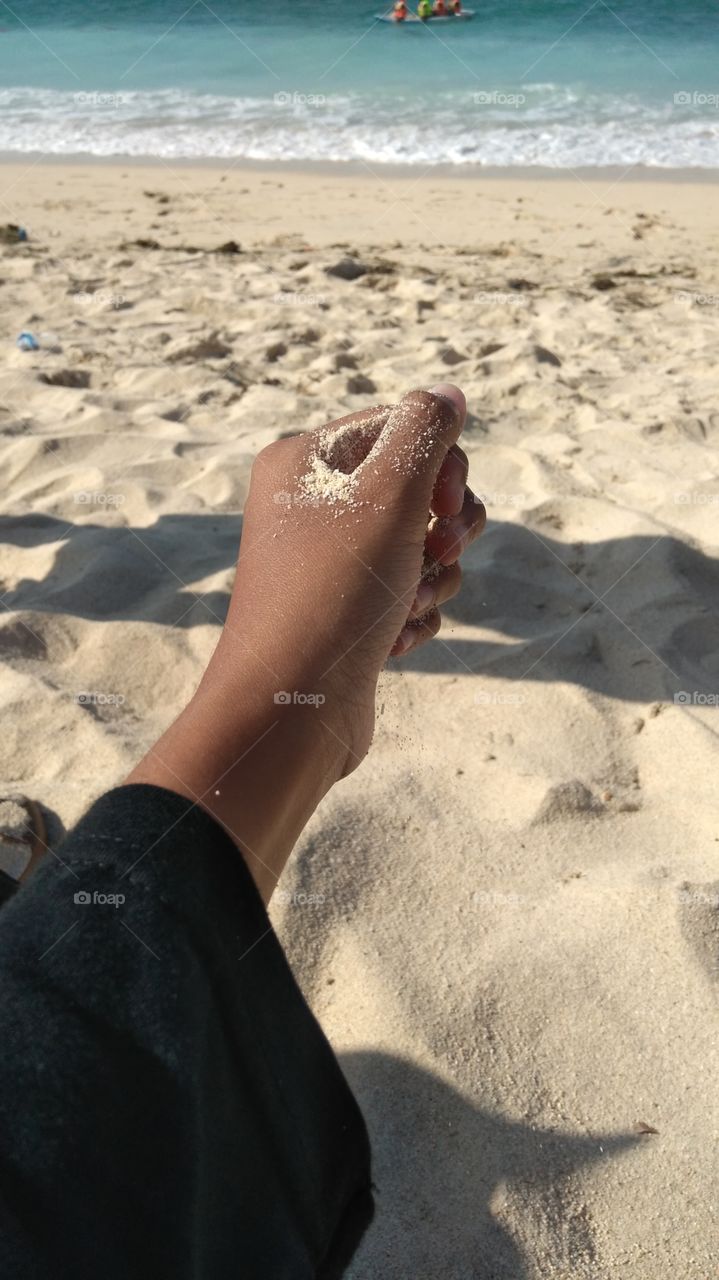 Play with sand. Enjoy your life.