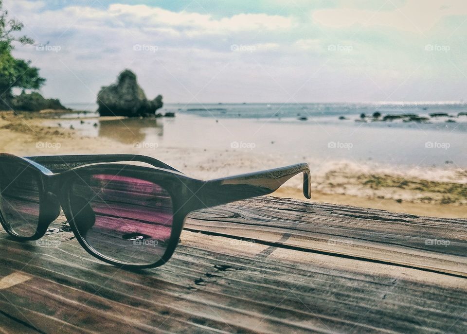 Beach sunglasses