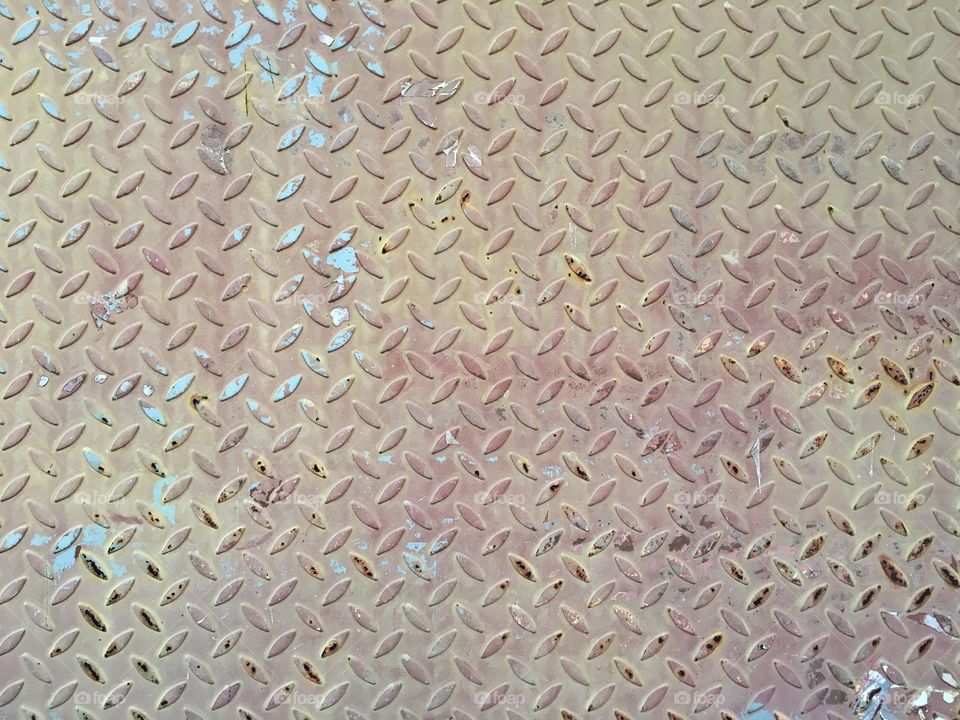 Metal flooring texture