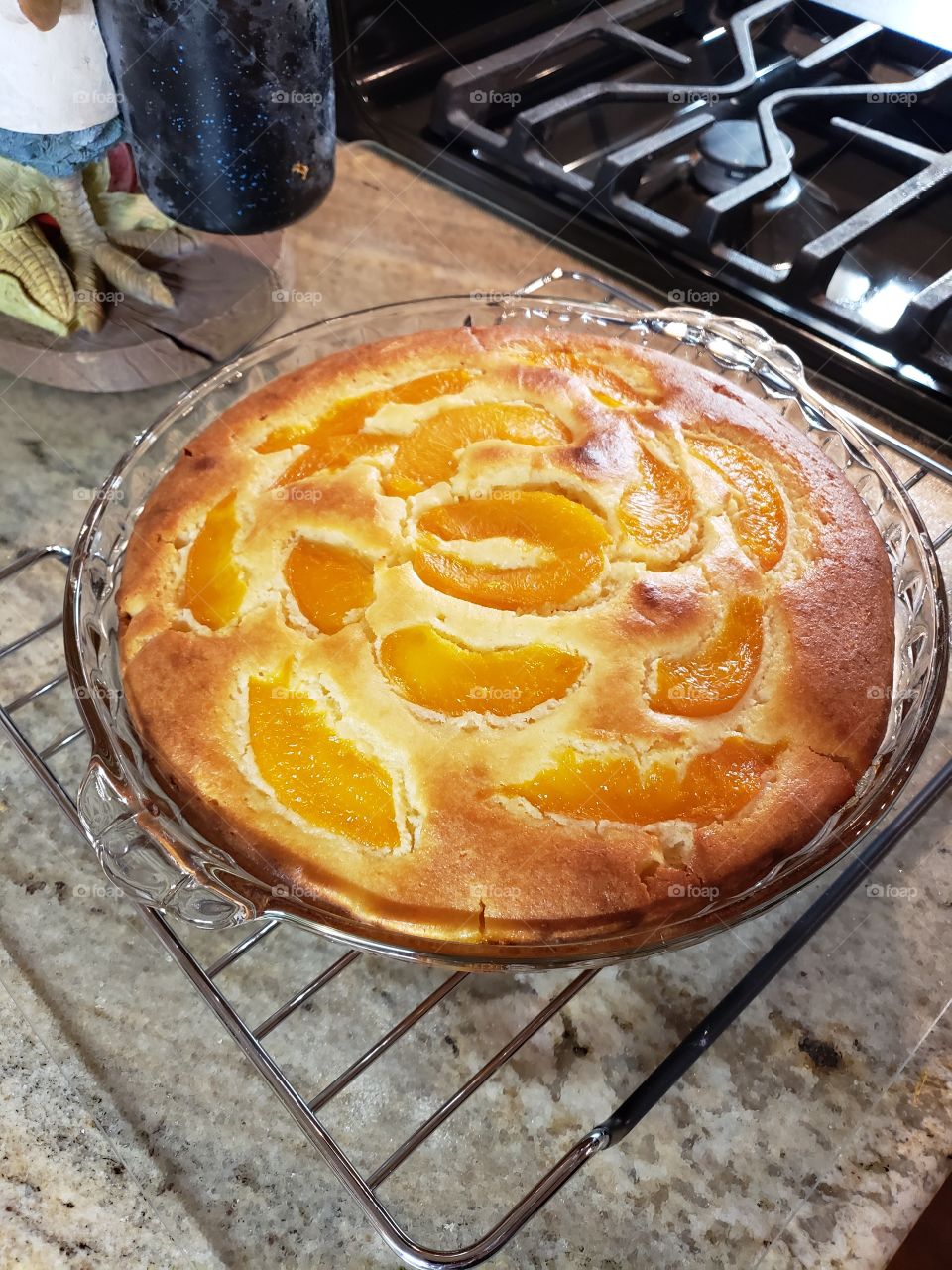 peach cake