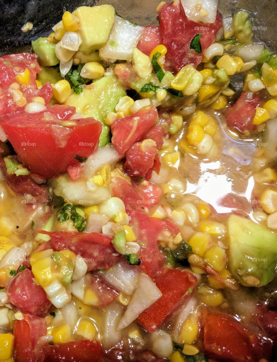 tomato corn salad