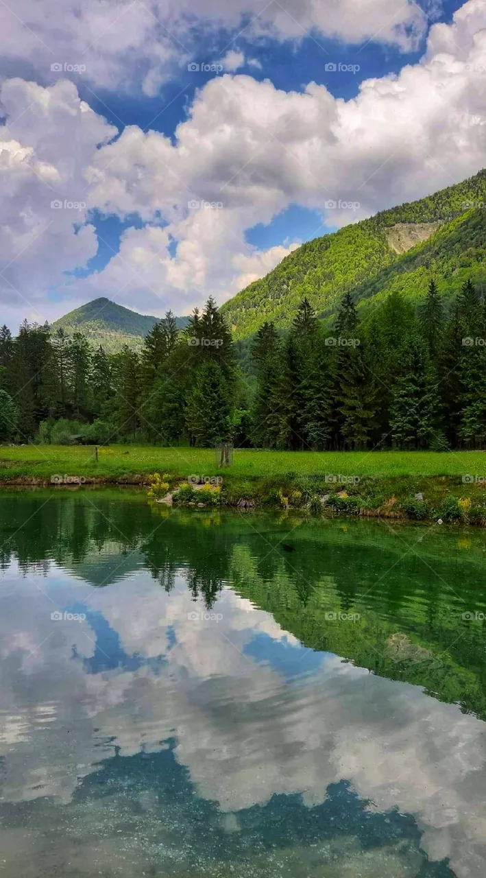 Water-the mirror of the nature