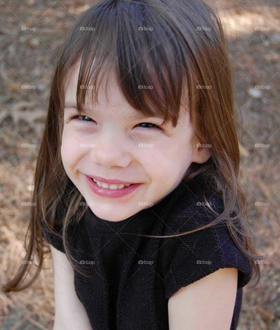 Happy being outside.