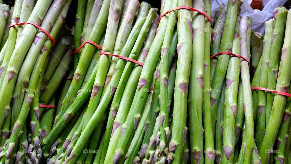 asparagus. farmers' Market in Baltimore