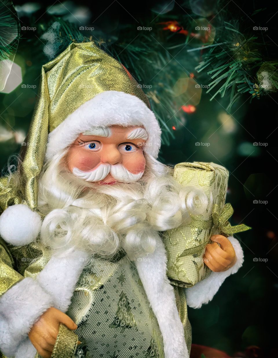 Smiling Santa Clause, Christmas decorations 