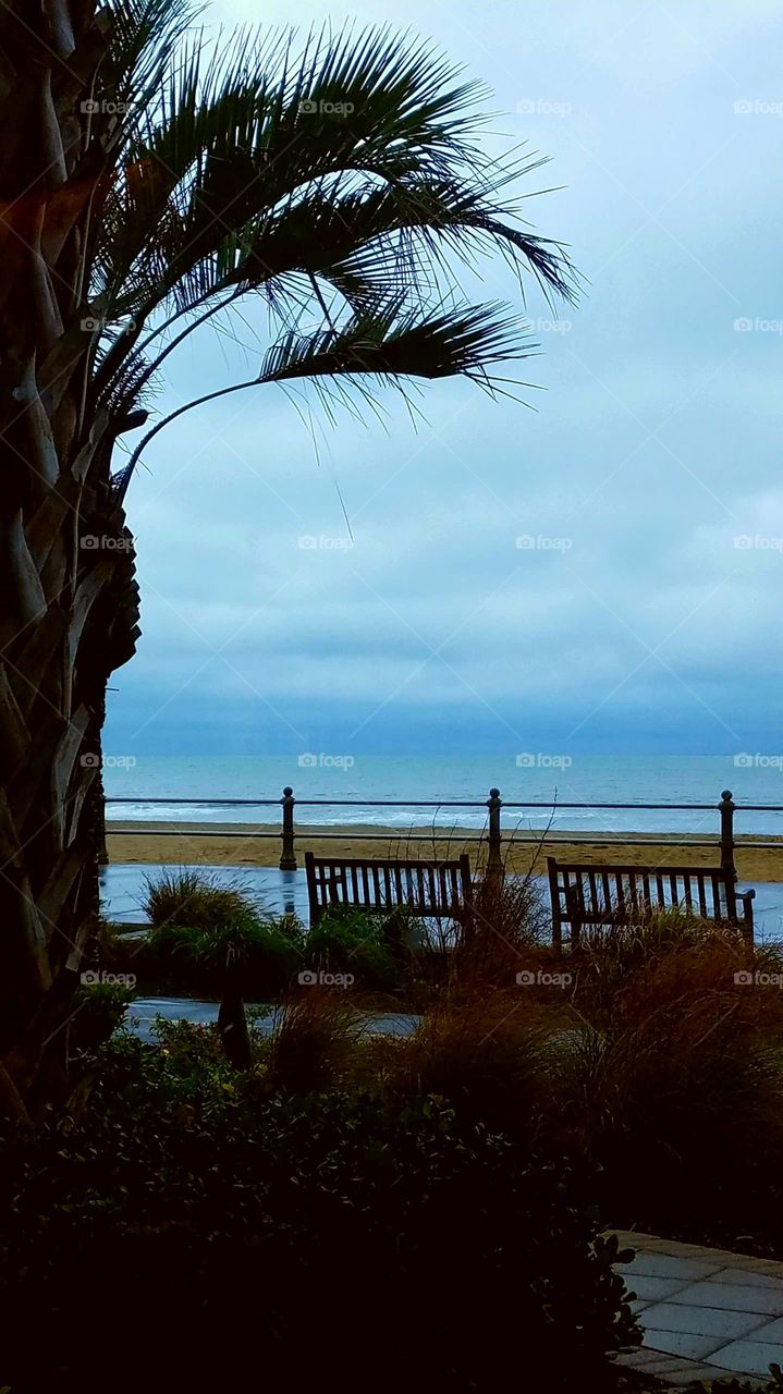 A cloudy day at the beach!