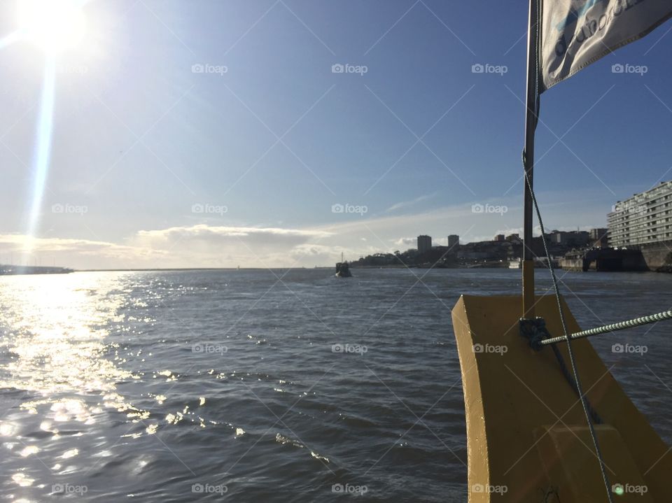 A boat tour in Porto