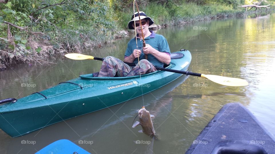 Dana's catfish. day on the river
