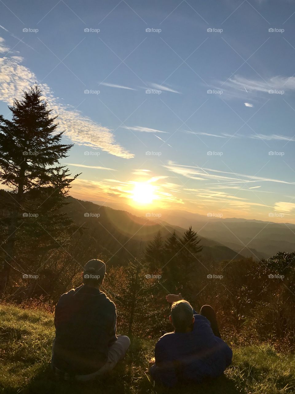 Drive to an overlook to watch the sunset over the mountains.  