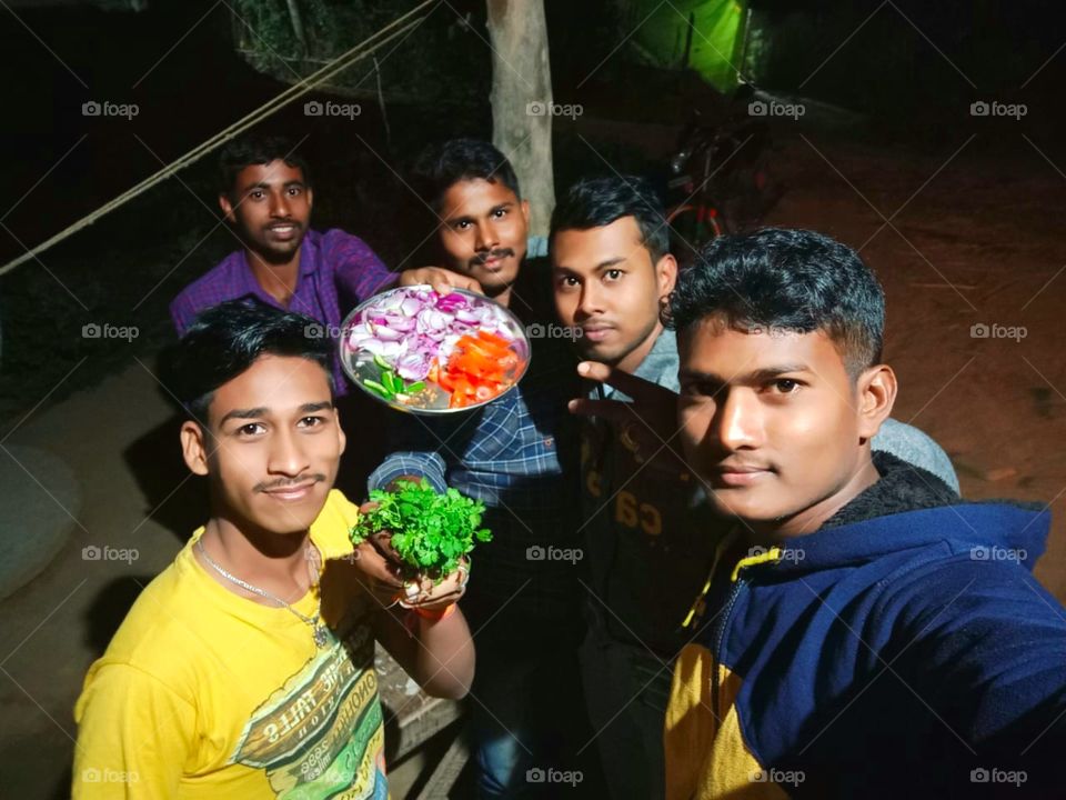 group members celebrate