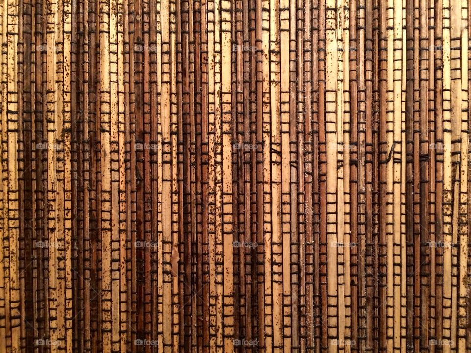 Bamboo matting
