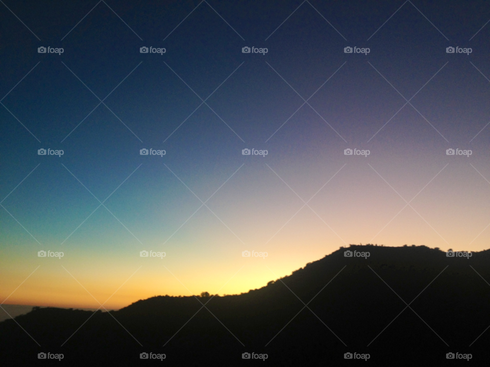 travel desert mountain sunset by signals