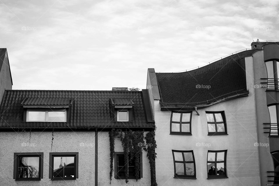 Streets of the old city.  Poland, Zielona Gora
