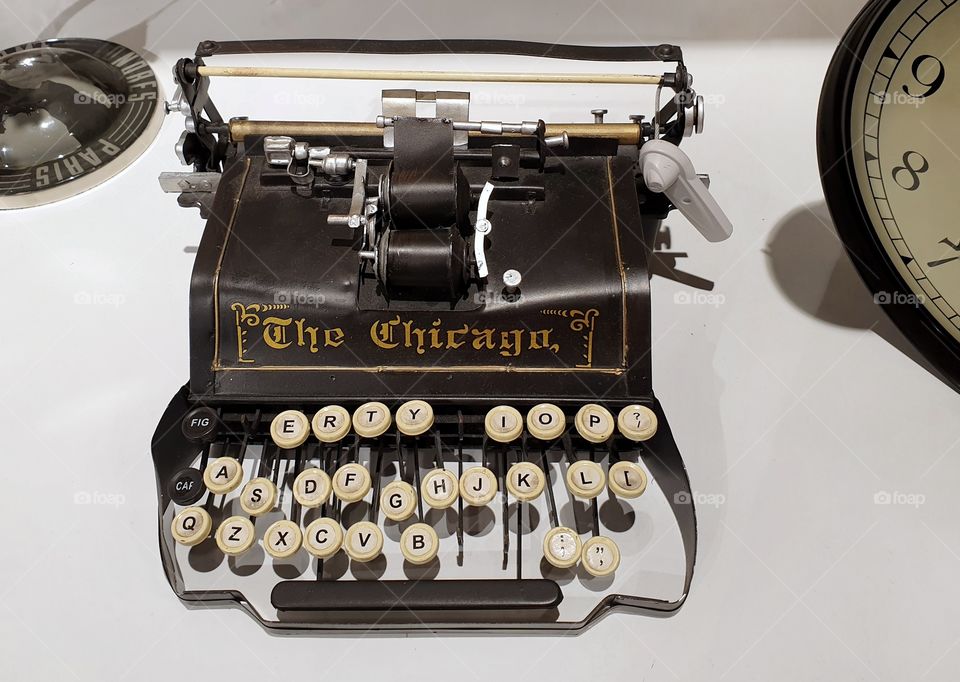 Antique typewriter