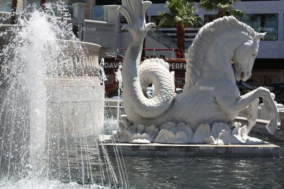 Statue outside the venetian Las Vegas