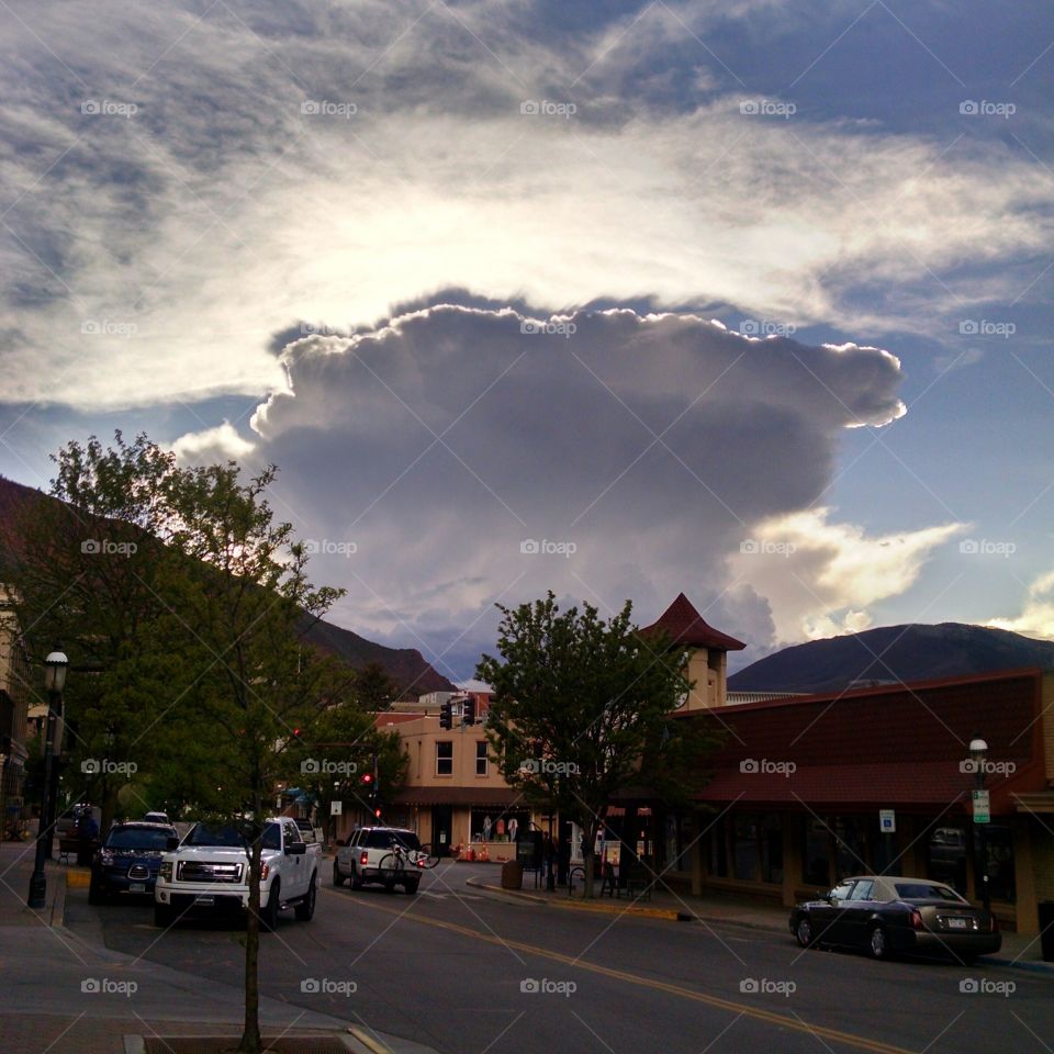 Storm cloud heading our way.