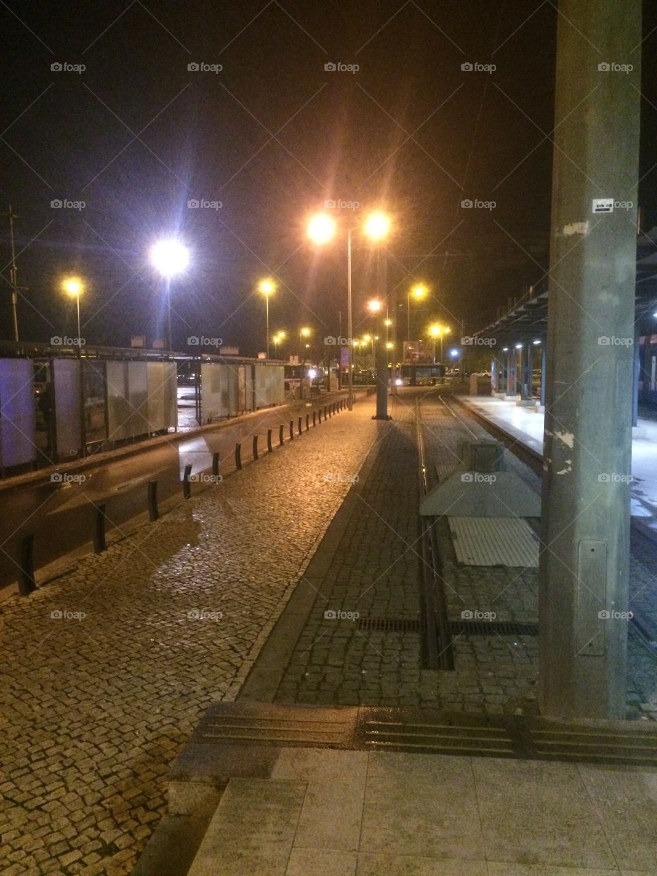 Metro station at night... casilhas,Almada, portugal 🇵🇹 