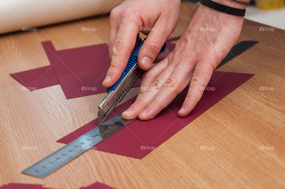 Cutting paper