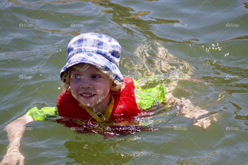 Swimming at the Lake