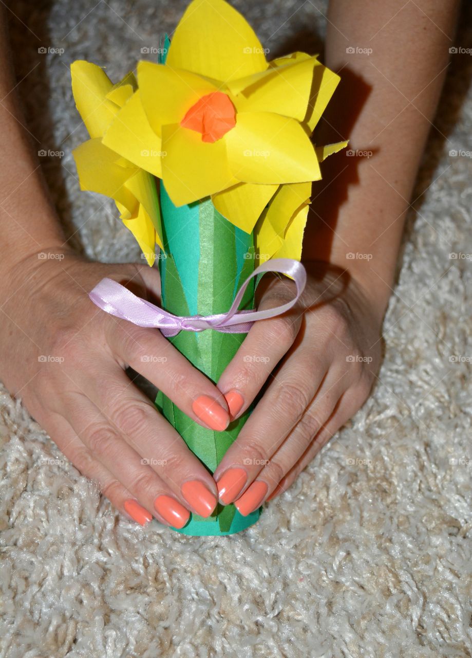 Hand, Woman, Color, Thread, Christmas