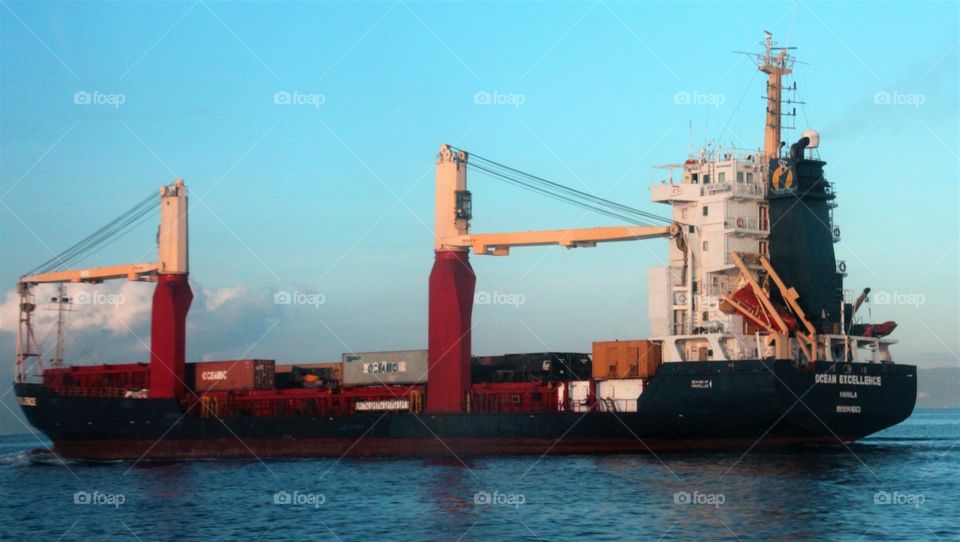 Big cargo ship