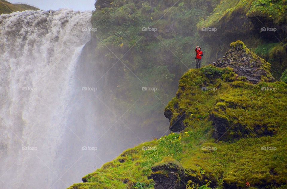 Skogafoss Waterfalls in Iceland 