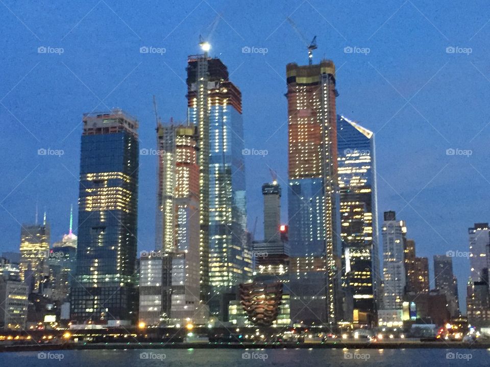 NYC Skyline at night 