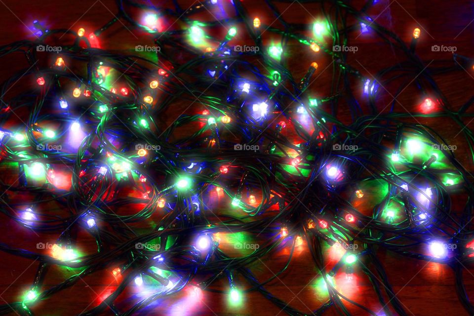 Christmas sparkly lights