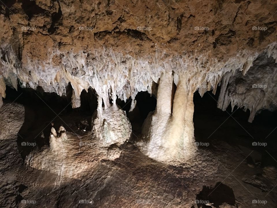 
Stalactite in cave