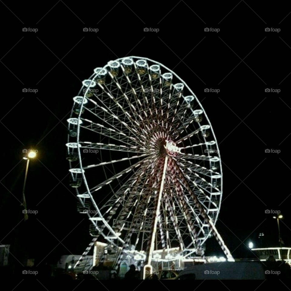 Big wheel.  Funderland.
