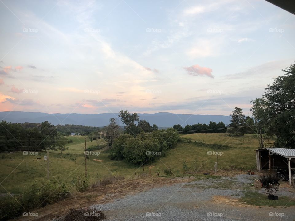 Tonight’s view of heaven! Northeast TN Mountains at its most glorious! 6/16/18
