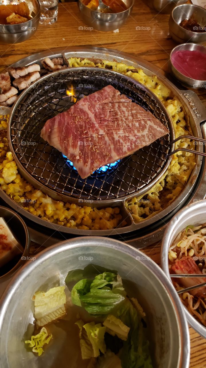 Korean bbq meat