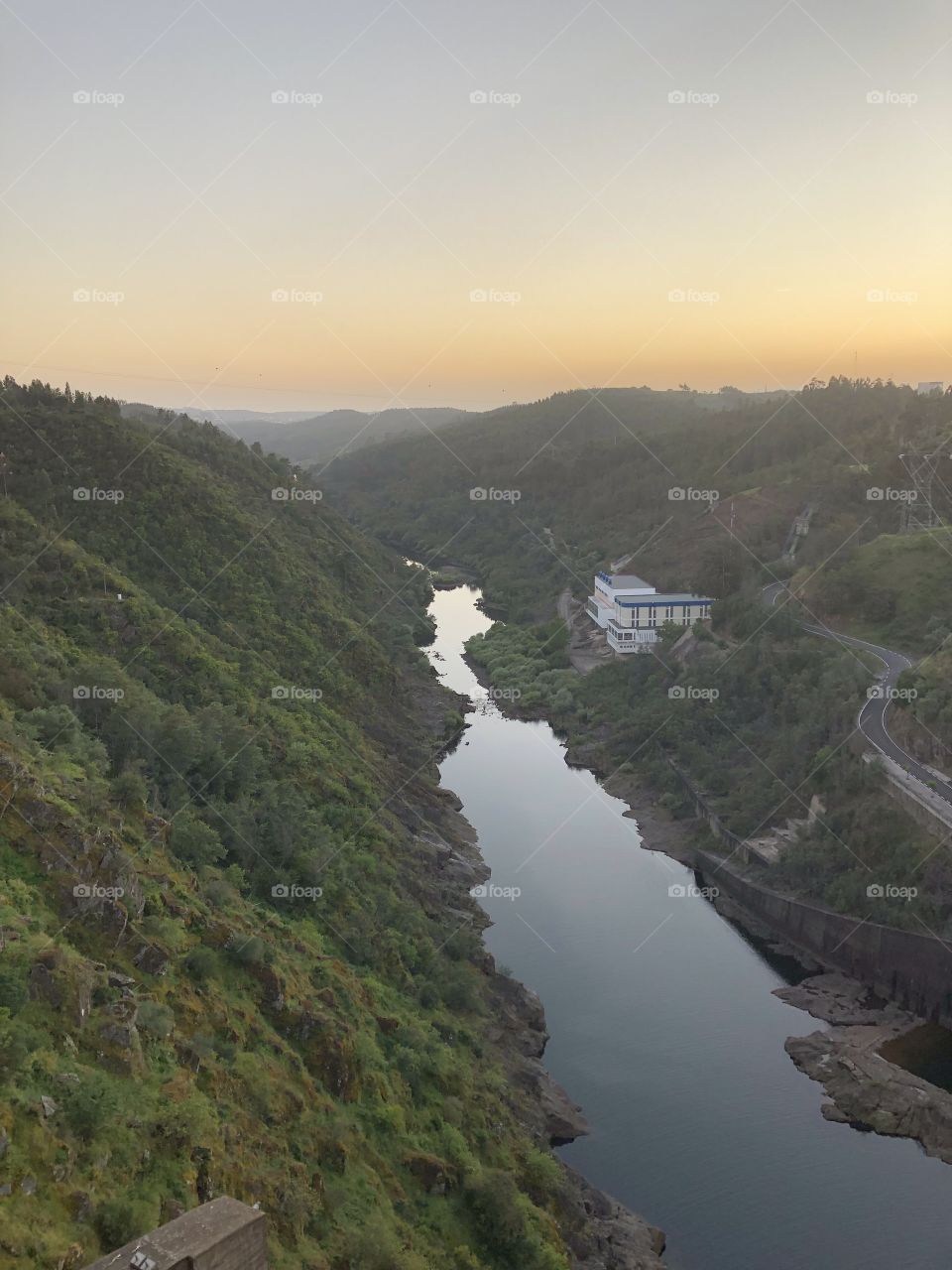 The river at Castelo Do Bode as the sun is setting. no edits, #nofilter, true nature, #truephotos