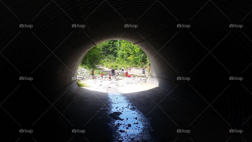 tunnel vision and creek fun
