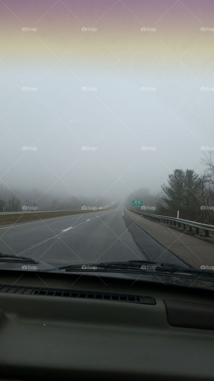 heavy fog
