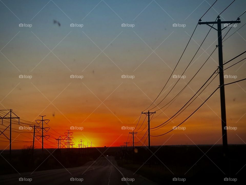 Sunset on the Way Home