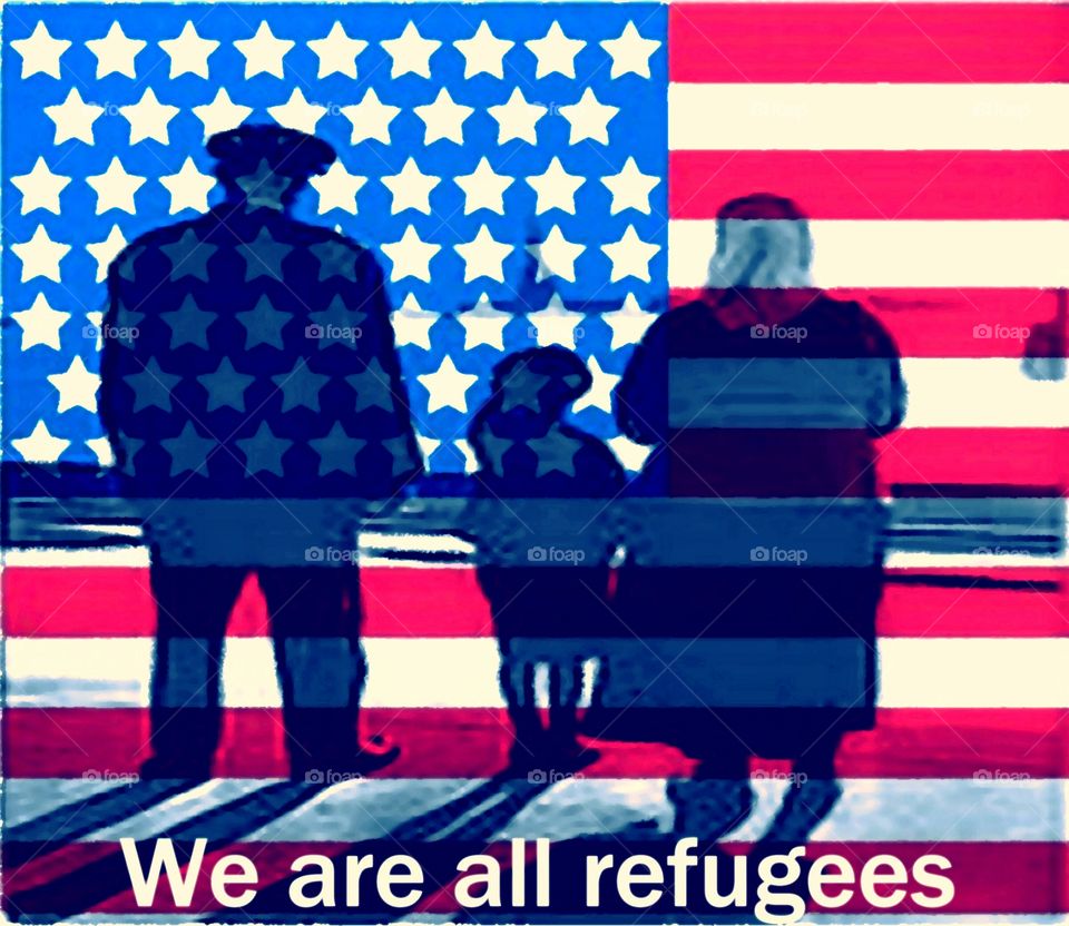 We are Refugees Flag