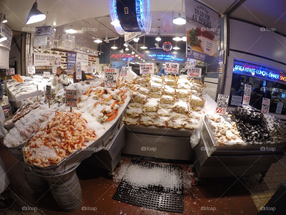 Sea food market