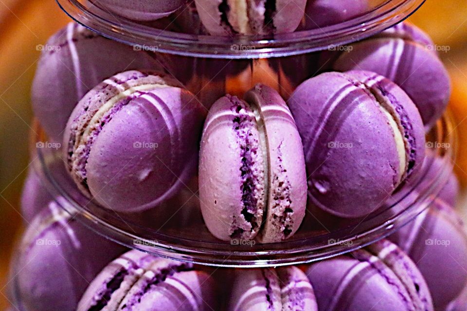 Purples macaronis!