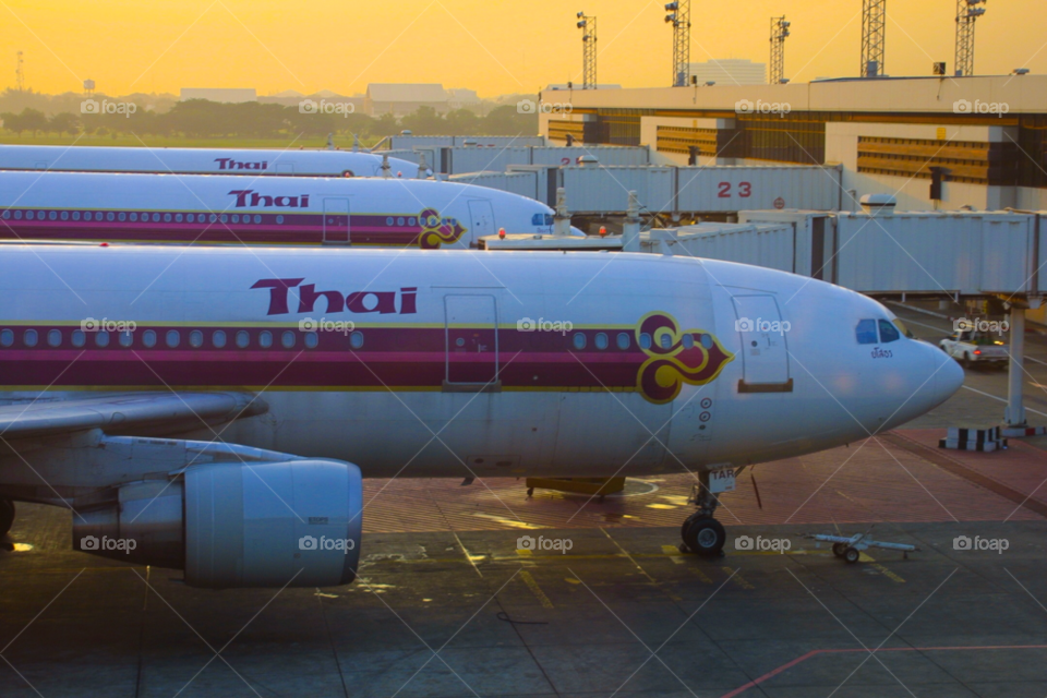 travel airport thai bangkok by cmosphotos