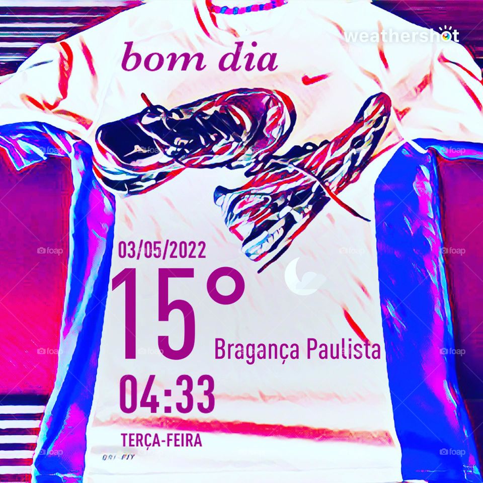 🏃‍♂️ 🇺🇸 Good Morning!  Everything ready to sweat the shirt. Let's go for a good morning jog?  Running is good for your health! / 🇧🇷 Bom dia! Tudo pronto para suar a camisa. Vamos para um bom cooper matinal? Correr faz bem para a saúde! 