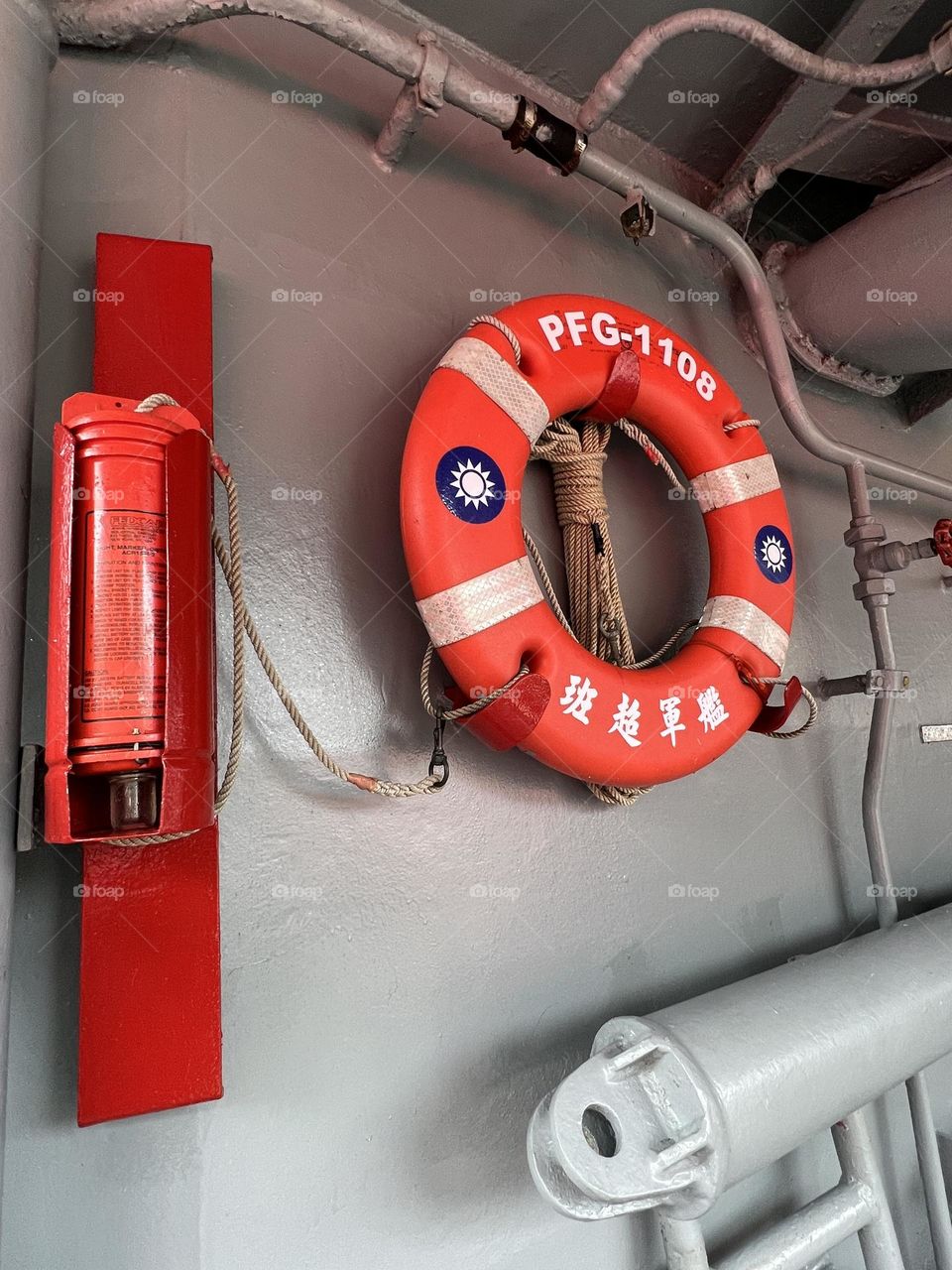 Life buoy warship