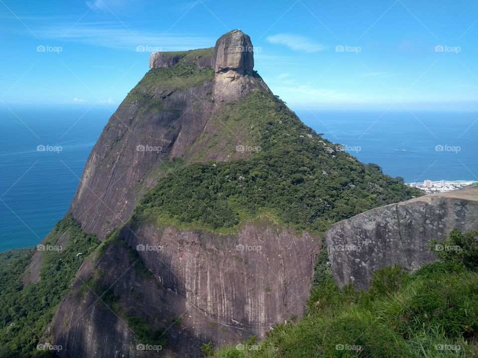 Sky and ocean make one